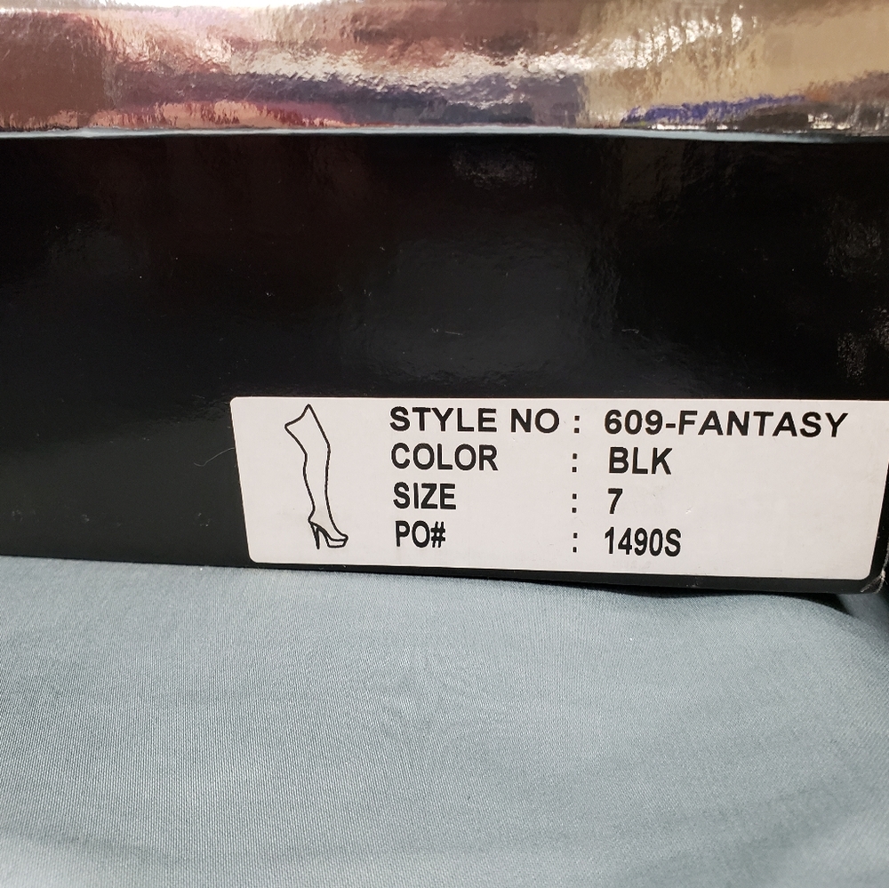 Ellie 7 inch thigh high stiletto boot - Picture 3 of 4